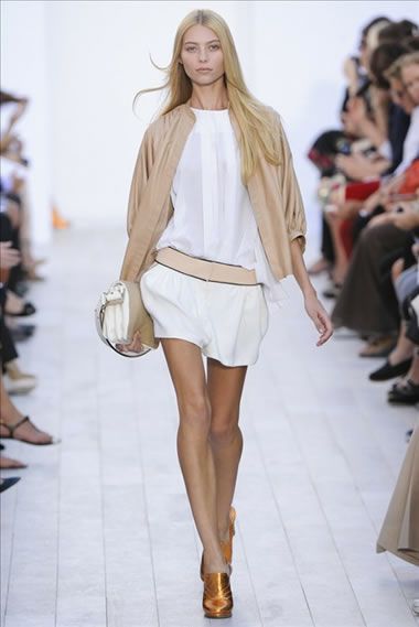 纯白诱惑 Chloé 2012春夏女装秀